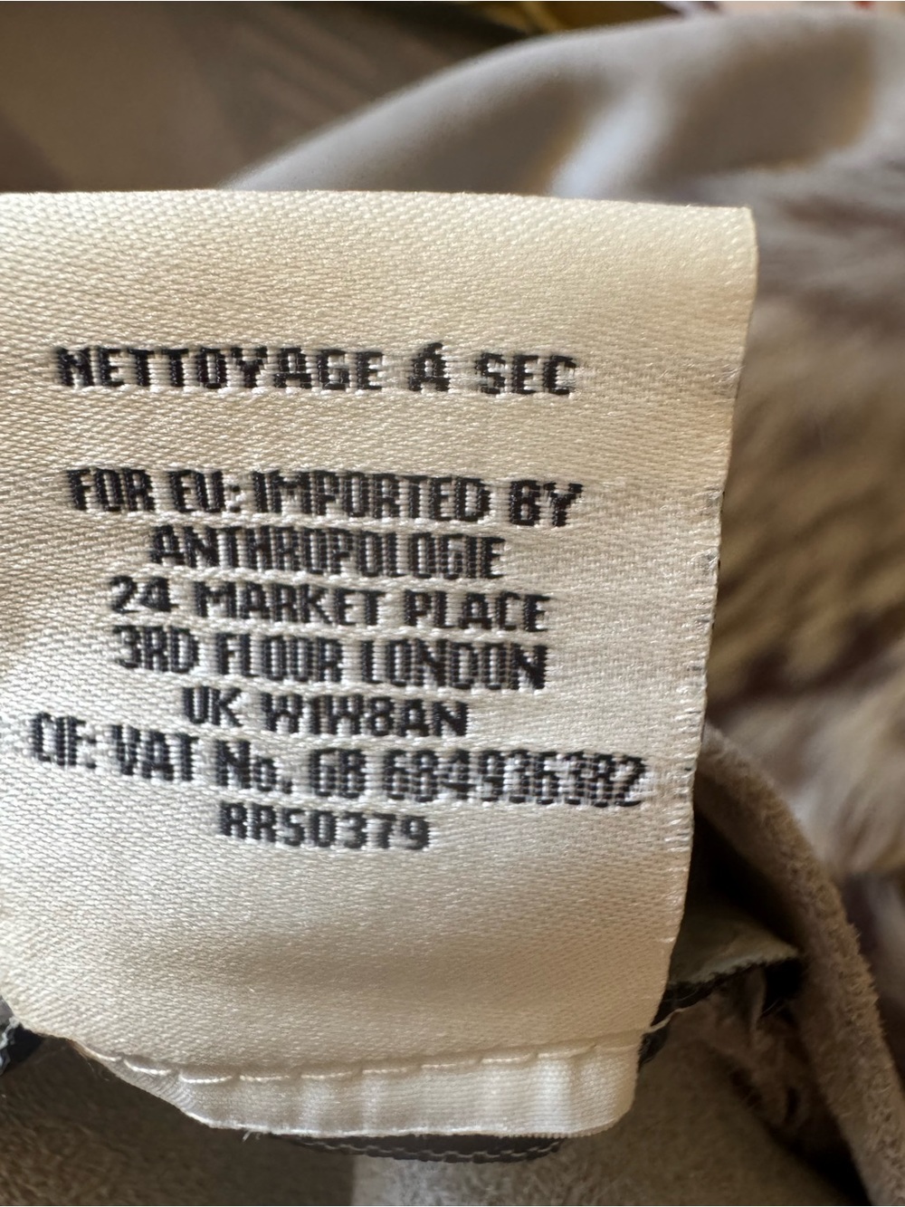 Anthropologie Faux Suede Coat, XL - Picture 6 of 10